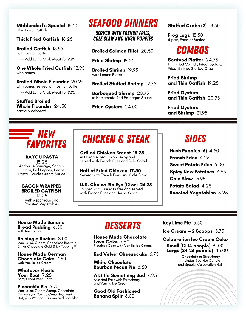 Slidell Menu Image 2